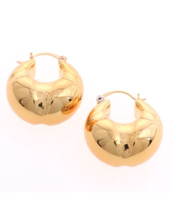 Gold Plated Hoop Earrings
