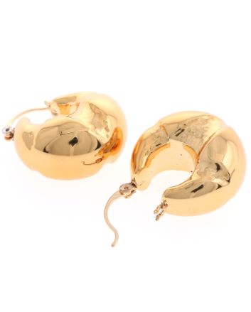 Gold Plated Hoop Earrings