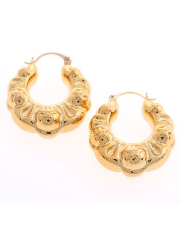 Gold Plated Hoop Earrings