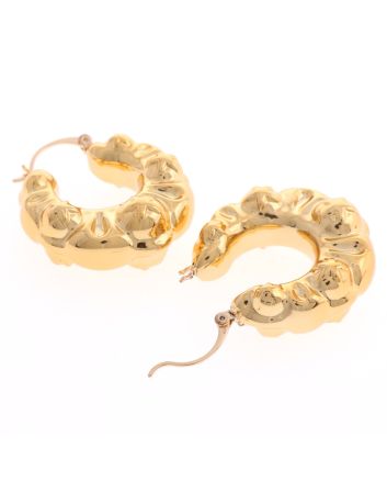Gold Plated Hoop Earrings