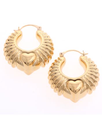 Gold Plated Hoop Earrings