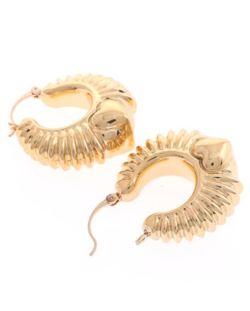 Gold Plated Hoop Earrings