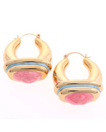 Gold Plated Hoop Earrings