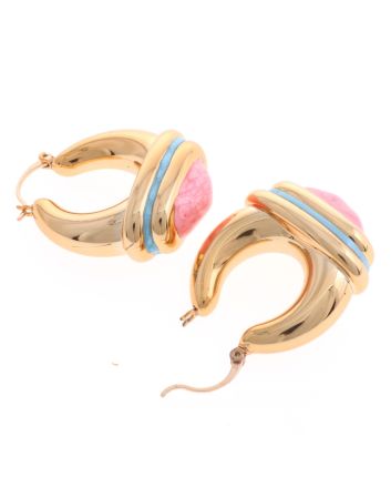 Gold Plated Hoop Earrings