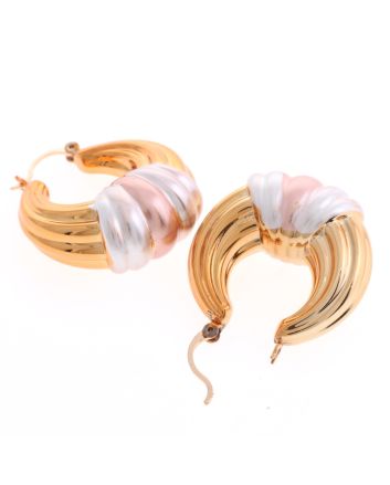 Gold Plated Hoop Earrings