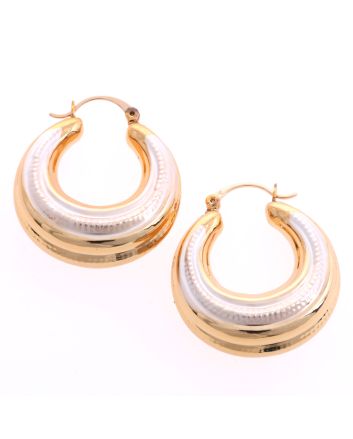 Gold Plated Hoop Earrings