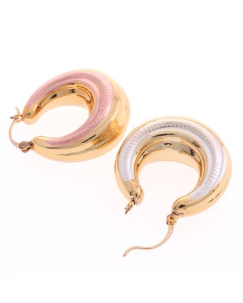 Gold Plated Hoop Earrings