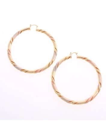 Gold Plated Hoop Earrings