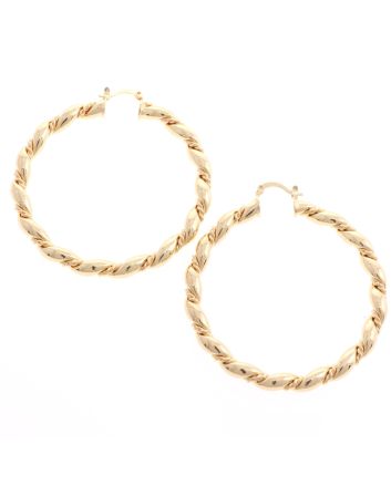 Gold Plated Hoop Earrings
