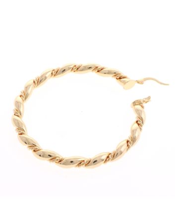 Gold Plated Hoop Earrings