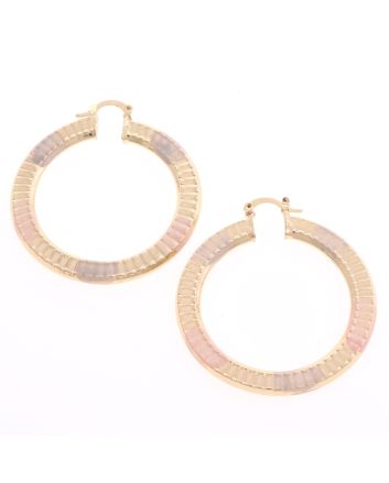 Gold Plated Hoop Earrings