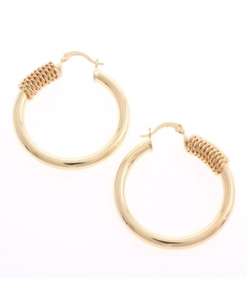 Gold Plated Hoop Earrings