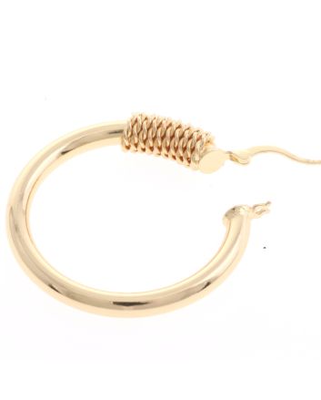Gold Plated Hoop Earrings