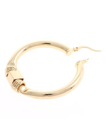 Gold Plated Hoop Earrings