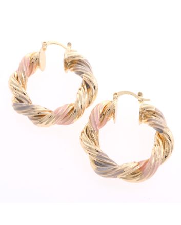 Gold Plated Hoop Earrings