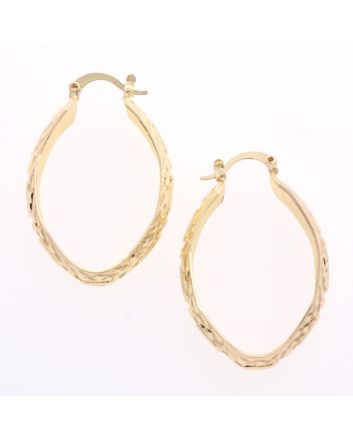 Gold Plated Hoop Earrings