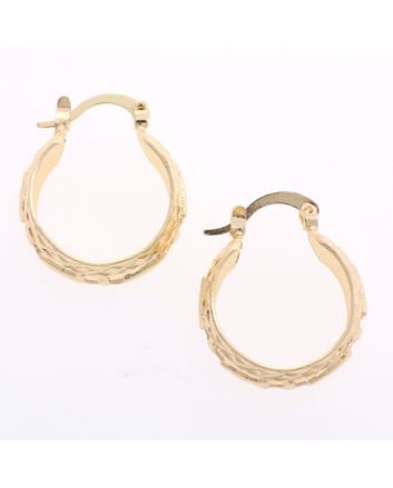 Gold Plated Hoop Earrings