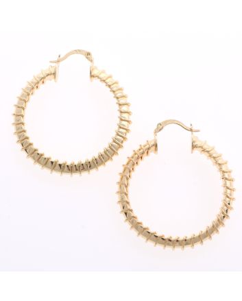 Gold Plated Hoop Earrings