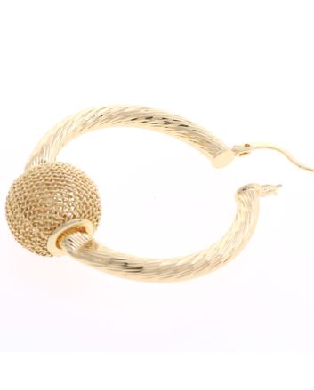 Gold Plated Hoop Earrings