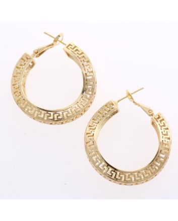 Gold Plated Hoop Earrings