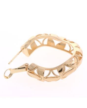 Gold Plated Hoop Earrings