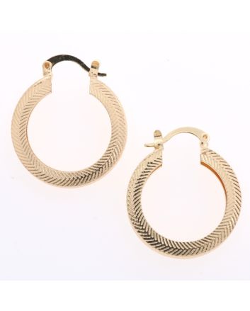 Gold Plated Hoop Earrings