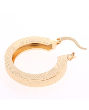 Gold Plated Hoop Earrings