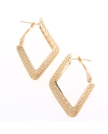 Gold Plated Hoop Earrings