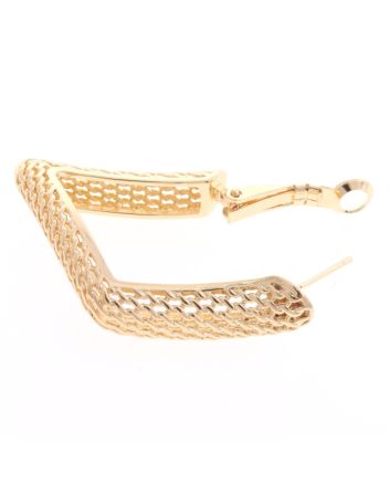 Gold Plated Hoop Earrings