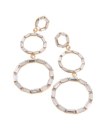 Crystal Rhinestone Post Earrings