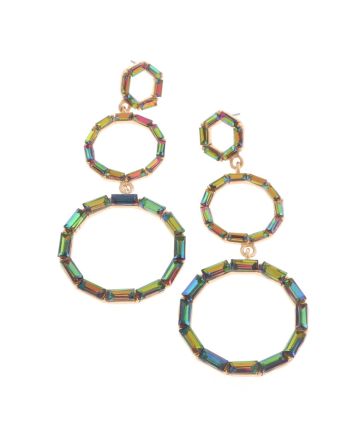 Crystal Rhinestone Post Earrings