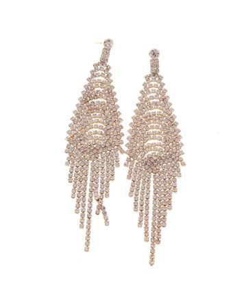 Rhinestone Post Earrings