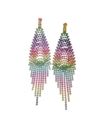 Rhinestone Post Earrings