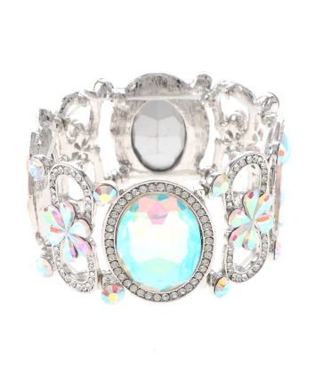 Large Crystal Stretch Bracelet