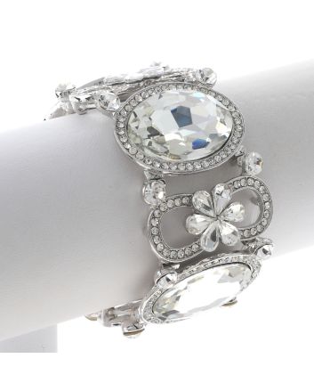 Large Crystal Stretch Bracelet