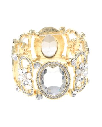 Large Crystal Stretch Bracelet