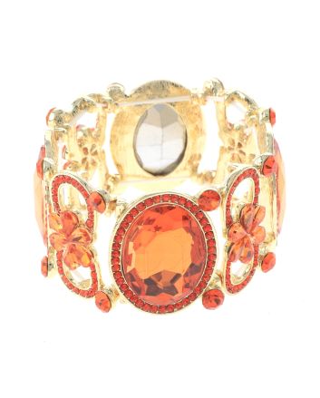 Large Crystal Stretch Bracelet