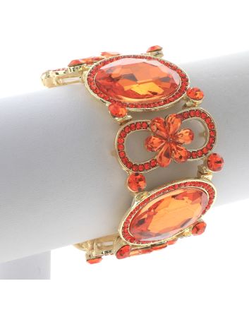 Large Crystal Stretch Bracelet