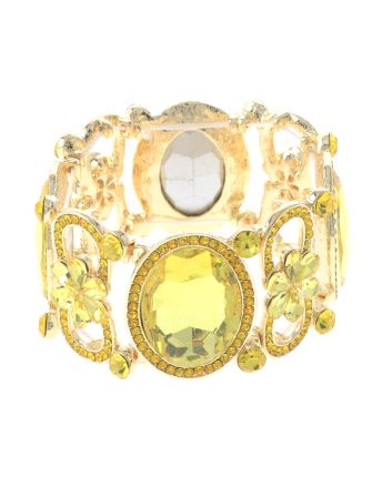Large Crystal Stretch Bracelet