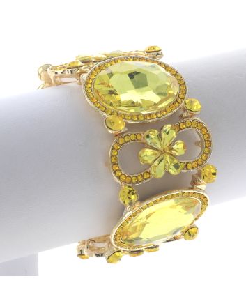 Large Crystal Stretch Bracelet
