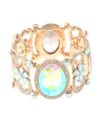 Large Crystal Stretch Bracelet