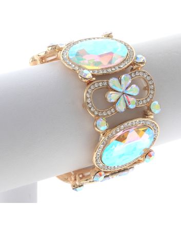 Large Crystal Stretch Bracelet