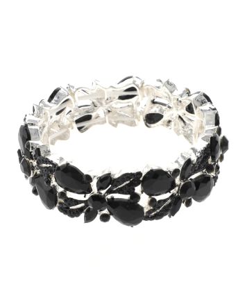 Marquise Crystal Stretch Bracelet