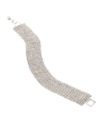 Rhinestone Latch Bracelet 