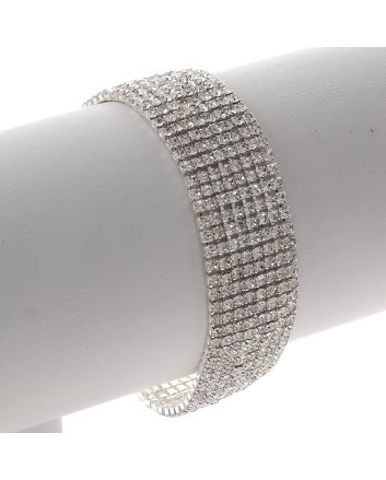 Rhinestone Latch Bracelet 