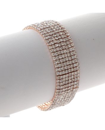 Rhinestone Latch Bracelet 