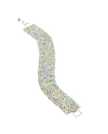 Rhinestone Latch Bracelet 