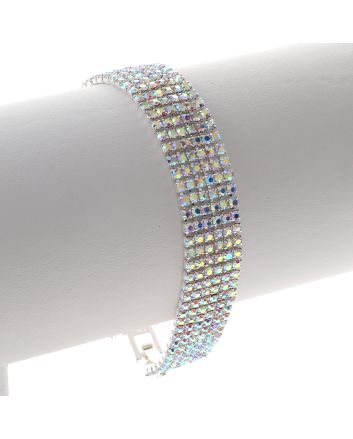 Rhinestone Latch Bracelet 