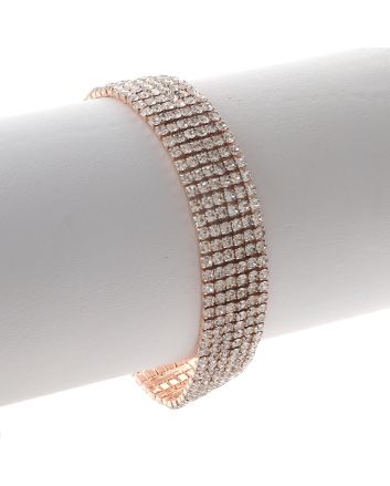 Rhinestone Latch Bracelet 