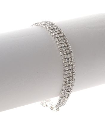 Rhinestone Latch Bracelet 